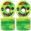 Bigfoot Marbles Swirl, Green/Yellow, 76mm view 1
