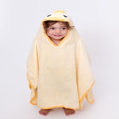25" x 30" Duck Velour Poncho Hooded Towel, Frenchie Mini Couture