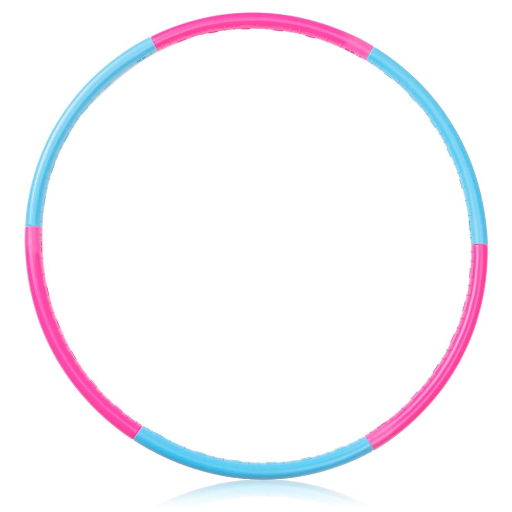 Liberry Kids Exercise Hoop, Detachable & Size Adjustable Toy Hoop, Professional Hoola Rings, Sport Gift in Blue, Pink