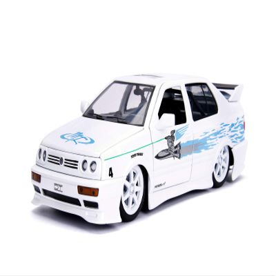 Jada Toys Fast & Furious 1:24 Jesse's Volkswagen Jetta Die-cast Car, Toys for Kids and Adults, White (99591W)