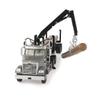 TOMY Freightliner 122SD Logging Truck Toy - 1:32 Scale - Includes Toy Truck, Trailer, and 3 Logs - Construction Truck Toys - Toddler Toys Ages 3 Years and Up view 3