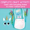 Creativity for Kids Unicorn Purse: DIY Craft - Unicorn Gifts & Girl Toys, Toddler Activities, Arts and Crafts for Girls (Ages 4+) view 2