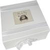White Cotton Cards Mr and Mrs Wedding Large Keepsake Box Wedding Car Range view 1