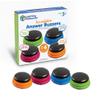 Learning Resources Recordable Answer Buzzers - Classroom Must Haves Supplies, Kids Toys, Sound Effect Button, Family Game Shows For Trivia, Participation Tools Boys and Girls Birthday Gifts view 1