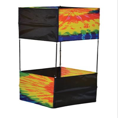 In the Breeze Tie Dye Box Kite, 30-Inch, 3071