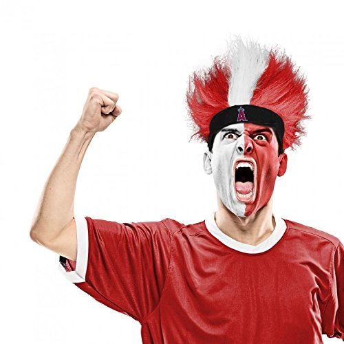 Bleacher Creatures MLB Los Angeles Angels Fuzzy Head Wig