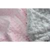 Lil' Cub Hub Minky Blanket, Pink Dot/Silver Rosebud, Raccoon view 4