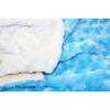Lil' Cub Hub Minky Blanket, Yellow Dot/Turquoise Rosebud, Boy Bear view 4