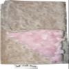 Lil' Cub Hub Minky Burp Cloth, Mocha Dot/Pink Rosebud view 1