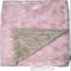 Lil' Cub Hub Minky Burp Cloth, Mocha Dot/Pink Rosebud view 2