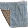 Lil' Cub Hub Minky Burp Cloth, Mocha Dot/Blue Rosebud view 4