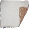 Lil' Cub Hub Minky Burp Cloth, Pink Dot/Silver Rosebud view 3