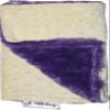 Lil' Cub Hub Minky Burp Cloth, Yellow Dot/Purple Rosebud view 1