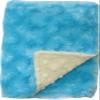 Lil' Cub Hub Minky Burp Cloth, Yellow Dot/Turquoise Rosebud view 2