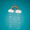 Foam Rainbow Mobile Craft Kit Pk48 view 1