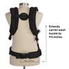LLLbaby 6-in-1 Baby Carrier Waist Belt Extension Buckle, Black view 3