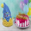 AIE Dancing Birthday Hat ER3112 Blue view 2
