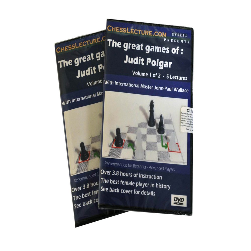 Chess Lecture The Great Games of Judit Polgar - 2 DVD's Volume 31