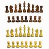 StonKraft - Wooden Chess Pieces Pawn with Extra Queens Chessmen Figurine Pieces Coins (3.75" King Height) view 1