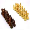 StonKraft - Wooden Chess Pieces Pawn with Extra Queens Chessmen Figurine Pieces Coins (3.75" King Height) view 4
