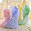 MUKIN Baby Washcloths - Natural Cotton Baby Wipes - Soft Newborn Face Towel and Washcloth for Sensitive Skin, Registry as Shower, 5 Pack 12x12 inches view 2