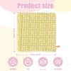 MUKIN Baby Washcloths - Natural Cotton Baby Wipes - Soft Newborn Face Towel and Washcloth for Sensitive Skin, Registry as Shower, 5 Pack 12x12 inches view 3