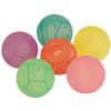 Dozen Assorted Swirl Design Rubber Hi Bounce Super Balls view 1