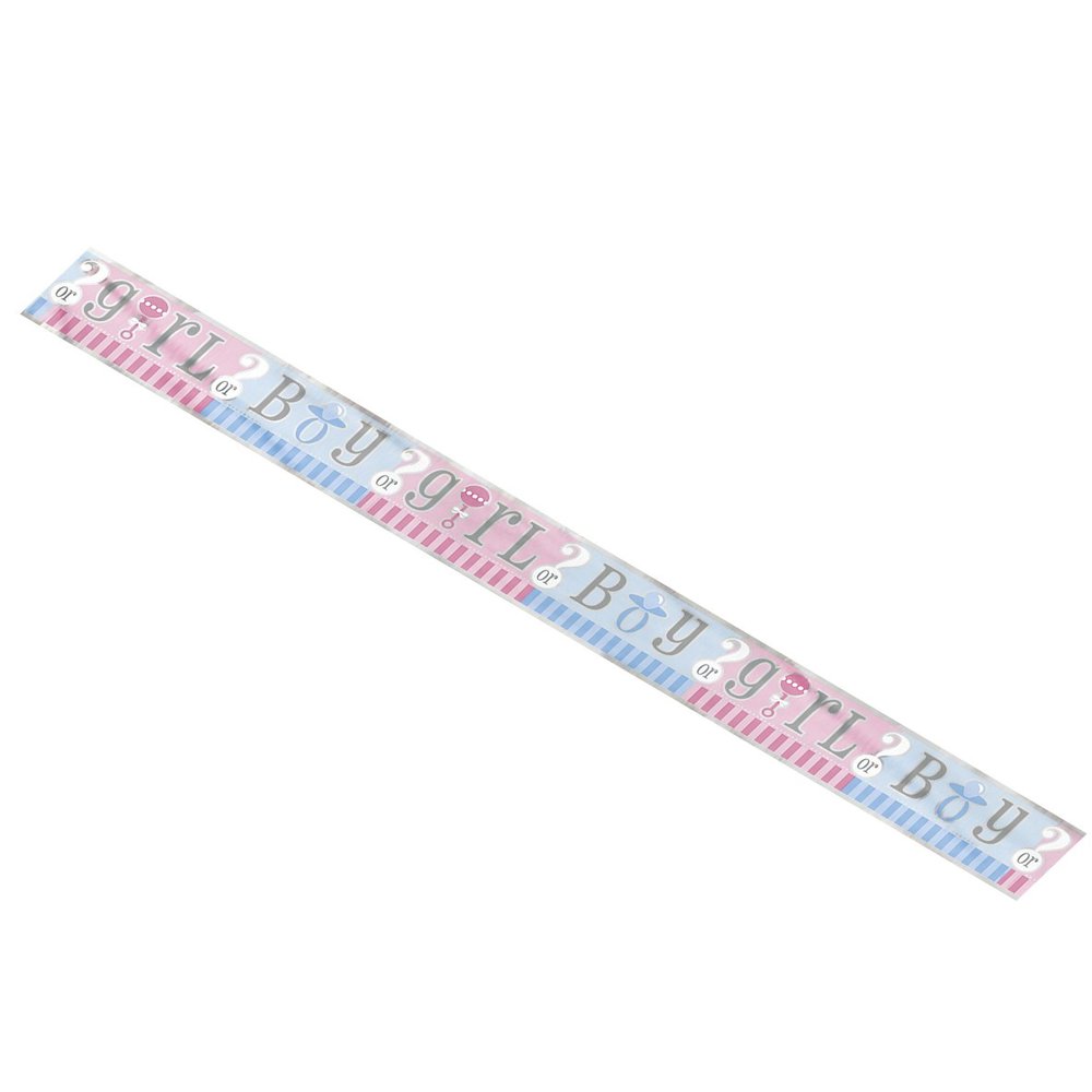 12ft Foil Gender Reveal Banner