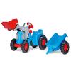 Rolly Classic Tractor with Kid Trailer and Frontloader view 1