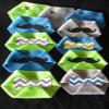 Baby Shower Game 24 pack Dirty Diaper Game Little Man Mustache Chevron Bowties Green,Blue,Grey view 1