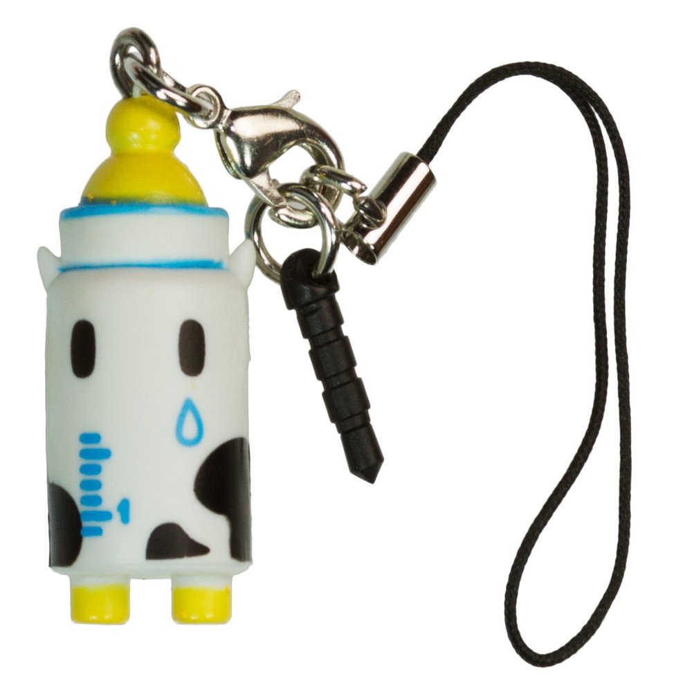 Baby Bottle ~1.5" Mini-Figure - Tokidoki Frenzies Clip + Phonezie Charm