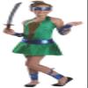 Rubies Teenage Mutant Ninja Turtles The Animated Series Leonardo Costume, Tween Medium view 1