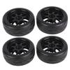 BQLZR Y Shape Wheel Rim&Tires Replacement for HSP 1:10 On-Road RC Flat Racing Car 20106 Pack of 4 view 1