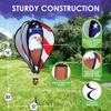 Hot Air Balloon Hanging Garden Spinner 16" - Vibrant Patriotic Eagle Design, Weather-Resistant Outdoor Decor, Durable & Lightweight for Patios, Yards, and Gardens - Eye-Catching Wind Spinner view 3