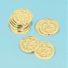 Amscan DisneyJake And The Never Land Pirates Birthday Party Gold Coins Favor, 1 3/8" x 1/8", Gold view 1