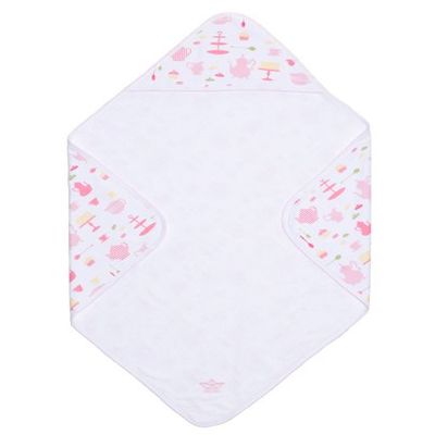 Baby Hooded Towel Tea Party
