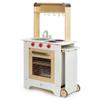 Hape Wooden Cookn Serve Kitchen| Pretend Role Play Kitchen Set with Pull-Out Counter and Chalkboard for Kids view 1