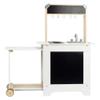 Hape Wooden Cookn Serve Kitchen| Pretend Role Play Kitchen Set with Pull-Out Counter and Chalkboard for Kids view 2
