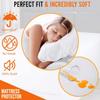 Guardmax Terry Cotton Crib Size Mattress Protector - Waterproof & Dust Mite Proof Mattress Cover with Stretchable Pockets - Soft, Comfortable, & Noiseless Waterproof Fitted Sheet.(28 x 52 x 7) view 4