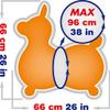 Gymnic Rody Max Bounce Horse (Blue) view 3