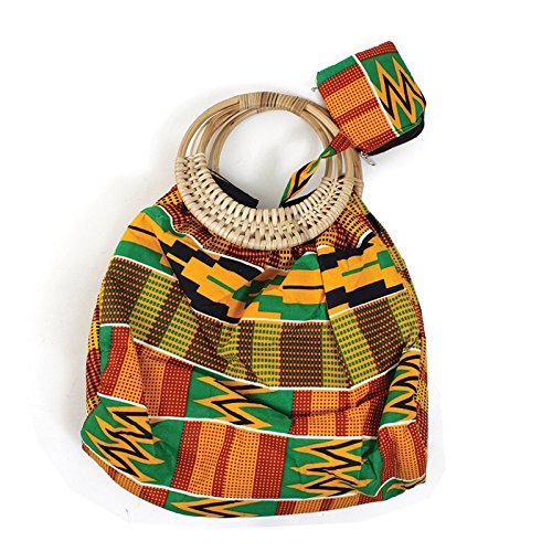 African Kente Print Tote Bags - from West Africa (Pattern 3)
