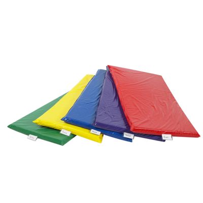 Children's Factory Nap Mats for Toddlers, Rainbow Nap Mat for Daycare & Preschool, 5-Pack