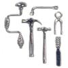 Dollhouse Miniature Set of 7 Shop Tools in Metal view 1