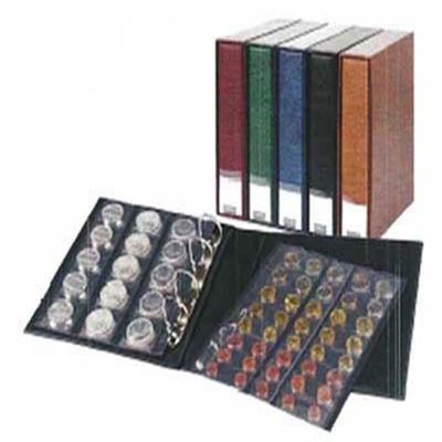 Lindner 3532M - S Album numismatique PUBLICA M avec 10 feuilles numismatiques