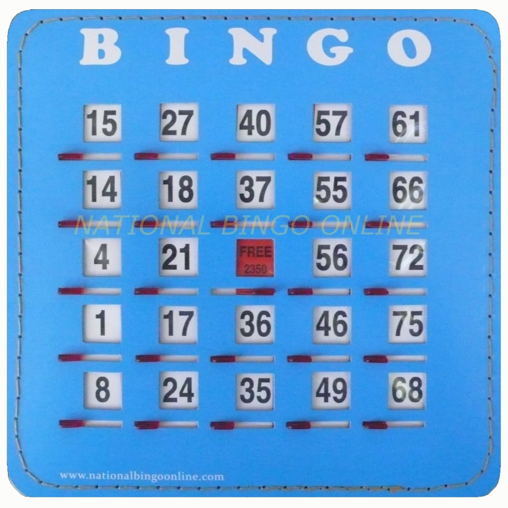 20 Pack - Easy Slide Shutter Cards (Blue)