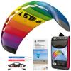 HQ Symphony Beach III 1.8 Stunt Kite, Rainbow, Dual Line Foil Sport Kite view 1