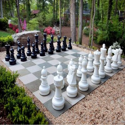 MegaChess Giant Chess Set Game with 25" Tall King - A Large Chess Set Yard Game for Families Looking for Outdoor Jumbo Games - 32 Large Pieces Made from Durable HDPE (Board Not Included)