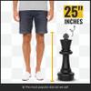 MegaChess Giant Chess Set Game with 25" Tall King - A Large Chess Set Yard Game for Families Looking for Outdoor Jumbo Games - 32 Large Pieces Made from Durable HDPE (Board Not Included) view 2