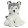 Aurora Cuddly Husky Stuffed Animal - Cozy Comfort - Endless Snuggles - Gray 14 Inches view 1