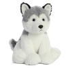 Aurora Cuddly Husky Stuffed Animal - Cozy Comfort - Endless Snuggles - Gray 14 Inches view 2